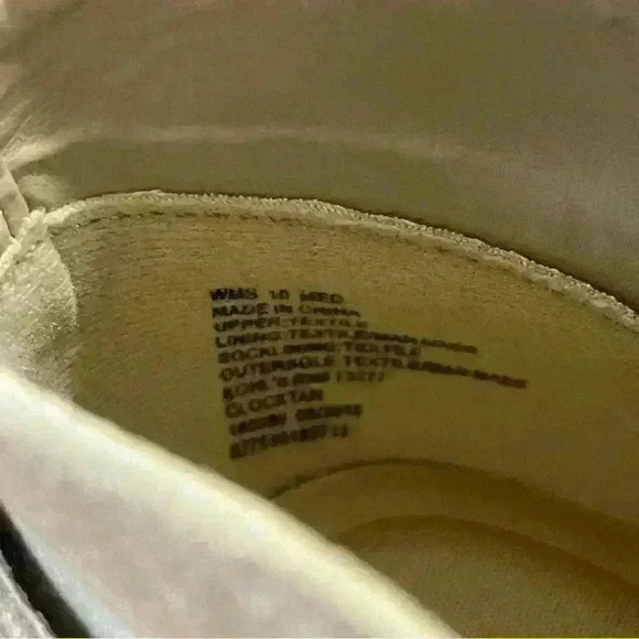 APT 9 Bootie Clocktan Peep Toe High Heel Womens Ankle Boot Size 10 Zip Taupe - Picture 12 of 13